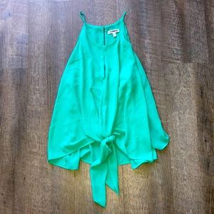 Express Front Tie Sleeveless Top